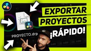 Cómo EXPORTAR un PROYECTO de DaVinci Resolve 18 e IMPORTAR | Archivos DRP