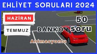 Ehliyet Sınav Soruları 2024 | Haziran, Temmuz Çıkmış Ehliyet Soruları