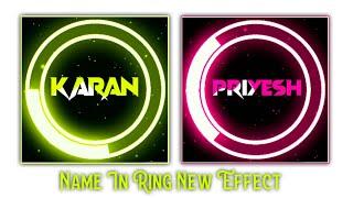 Name In Ring New Effect - Name Art Video Editing - New Name Art Editing - PRS Editing