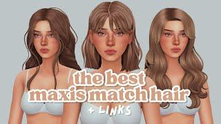 the best maxis match hair + links // the sims 4