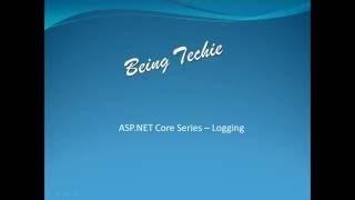 ASP NET Core - Logging