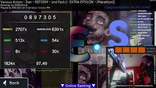 EPSILON REFORM DAN 97.49% OVERCLEAR (osu!mania 4k)