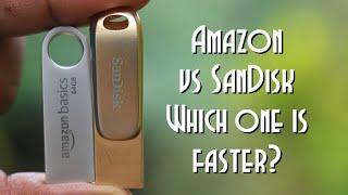 Speed Test - Amazon Basics 64GB vs SanDisk Dual Drive Luxe GOLD | Which one is faster?