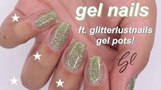 glitterlustnails review + gel pot manicure!