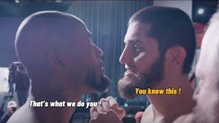 Intense faceoff between Islam Makhachev and Bobby Green | UFC Vegas 49