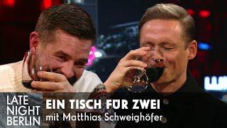Ein Tisch für Zwei - mit Matthias Schweighöfer | Late Night Berlin