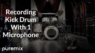 (Drums) Recording Kick Drum With 1 Microphone | Placement Techniques