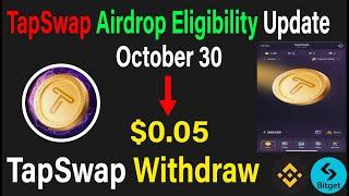 TAPSWAP New Update | TAPSWAP Airdrop Listing & Withdraw | TAPSWAP Price Prediction | #crypto  #blum