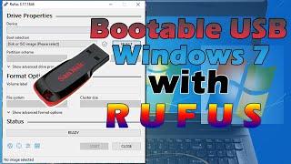 Cara Burning Windows 7 di Flasdisk USB Driver dengan Rufus - Bootable USB