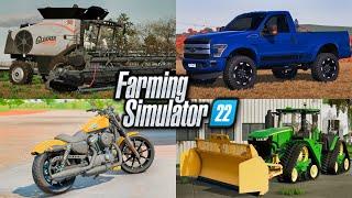 Farm Sim News - Gleaner, F350 Update, Harley Davidson, & More!