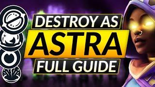 FULL ASTRA GUIDE - CRAZY Tricks, Ability Usage and Common Mistakes - Valorant Guide