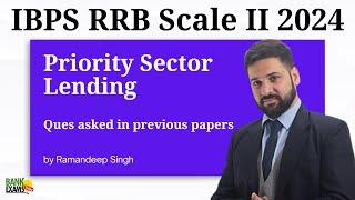 IBPS RRB Scale II & III 2024: Priority Sector Lending Exam MCQs