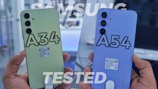 I Test Samsung Top Selling Mobile Phone : Galaxy A34 & Galaxy A54 !