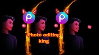 Neon Glowing Social Media Icons Photo Editing in Picsart || How to Edit Glowing Social Media Icons