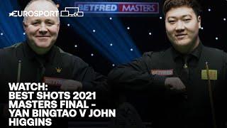 Watch: Yan Bingtao v John Higgins | Best Shots Final - 2021 Masters | Snooker | Eurosport