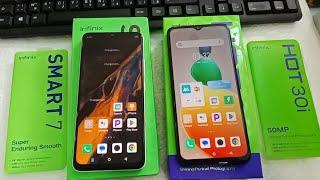 infinix Smart 7 vs infinix Hot 30i : speed test