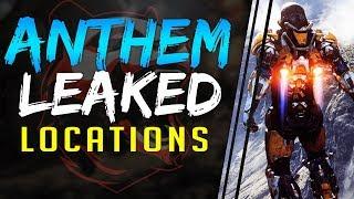 Anthem Game LEAKED IMAGE - CHART of EXPLORATION - PLANETS and LOCATIONS - Game LOOKS Massive