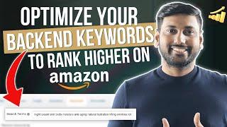 How to Add Backend Search Terms and Keywords in your Listings | Amazon Seller Central 2023