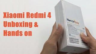 Xiaomi Redmi 4 Unboxing & Hands on