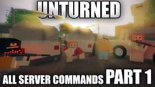 All Unturned 3.0 SERVER COMMANDS - PART 1