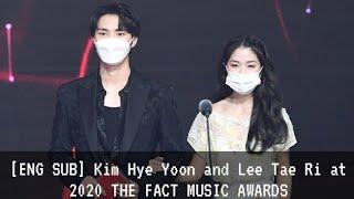 [ENG SUB] 201212 Kim Hye Yoon (김혜윤) and Lee Tae Ri (이태리) at THE FACT MUSIC AWARDS 2020 (Full cut)