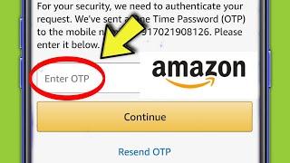 Amazon OTP not Received || Verification code & login problem solved