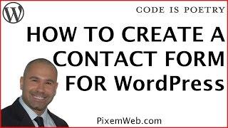How to Create a Contact Form in WordPress - Contact Form 7 Plugin