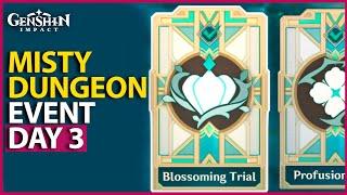 Misty Dungeon Realm of Water Day 3 Frigid Trial Only Trial Characters Guide Genshin Impact 4.2