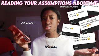 Addressing YOUR RUDE Assumptions about me..|Dazzling D'iannie