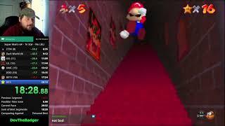 BLJ into Wet Dry World (WDW) in Super Mario 64