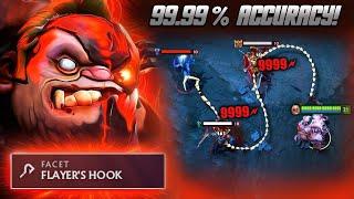 HOOK OVERLOAD! Pudge 99.99% CRAZY Accuracy! | DOTA2 MASTER