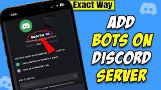 How to Add Bots on Discord Server With Mobile