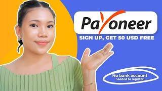 HOW TO SIGN UP FOR PAYONEER WITHOUT A BANK + Get $50 USD #teachermarie #earnmoneyonline