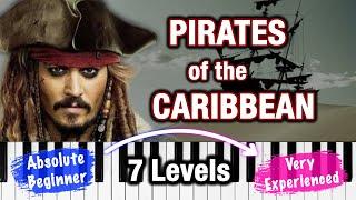 HE'S A PIRATE (Pirates of the Caribbean) - Piano Covers for EVERY LEVEL
