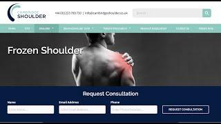 Cambridge Shoulder Website: Frozen Shoulder Section