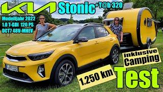 1.250 km Test - Kia Stonic 1.0 T-GDI DCT7 48V (120 PS) mit dem T@b 320 im Anhängerbetrieb - Bericht