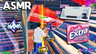 [ASMR] Fortnite Ranked (Gum Chewing, Whispering & Keyboard Sounds)