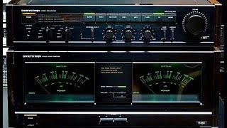One of the best sounding vintage amplifiers: Onkyo M-504 and Onkyo P-304