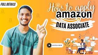 Amazon hiring work from home | how to apply amazon data associate role ?