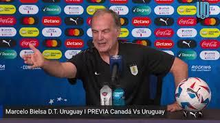  Marcelo Bielsa discute con periodistas en la conferencia de prensa  I PREVIA Canadá Vs Uruguay