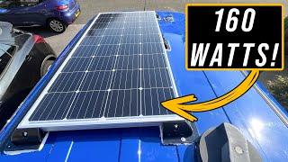 Van Build UK | Fitting a 160W Solar Panel to my Micro Campervan