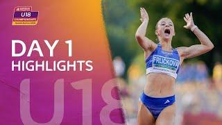 Day 1 Highlights | European Athletics U18 Championships | Banska Bystrica 2024