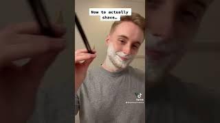 Shaving with a cut throat razor!