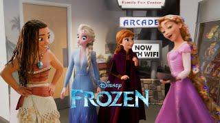 Princesses Rapunzel, Elsa and Moana in Once Upon a Studio [2023]