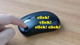  How to repair a Microsoft Wireless Mouse that is double clicking by itself 