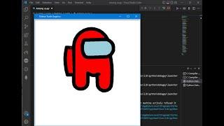 Draw Among us character using #python  #viral #popular