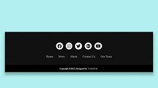 How To Add Footer in Html Website