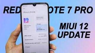 MIUI 12 ON REDMI NOTE 7 PRO | OTA UPDATE WITHOUT UNLOCKING BOOTLOADER