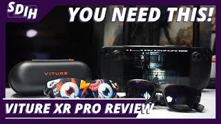 These XR PRO Glasses Are A Game Changer For The Steam Deck!