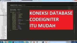 Koneksi Database Pada Codeigniter